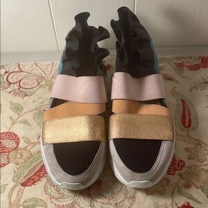 Emilio Pucci Dubai City Up Ruffle Up Multicolor Sneakers 36 Modern Design